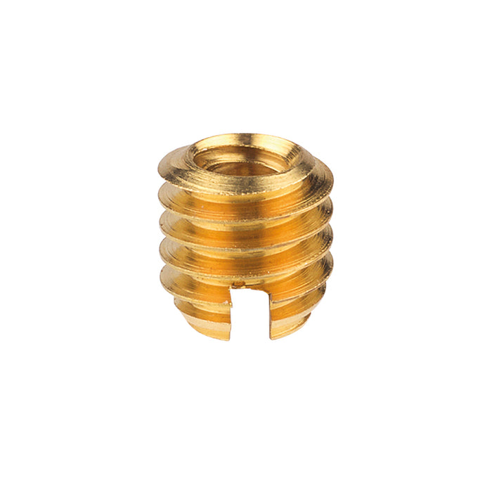 Screw-in insert brass