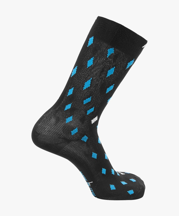 Energiapura Radsocken RUMBLE schwarz/türkis
