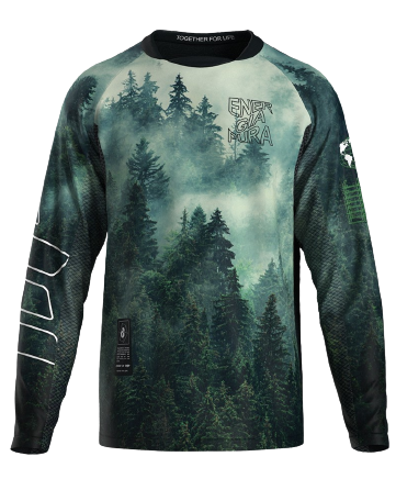 Energiapura long-sleeved cycling shirt ARGO forest