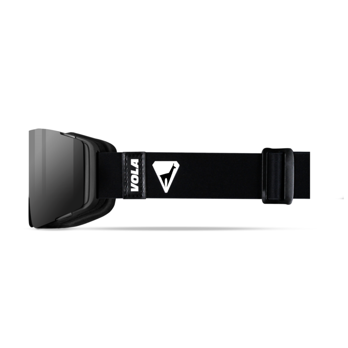 Mini Hypnotic Goggle Black zijkant