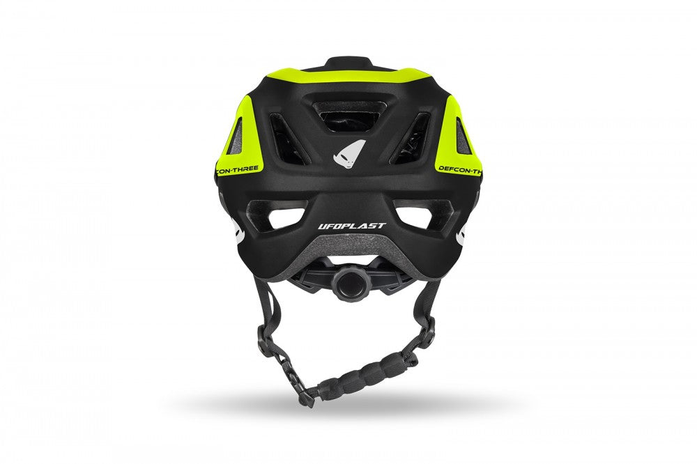 DEFCON THREE MOUNTAINBIKE-HELM SCHWARZ UND NEONGELB