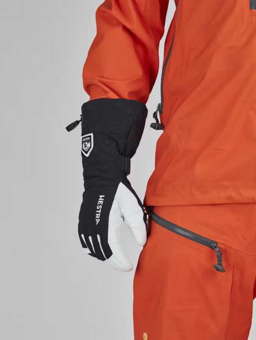Army Leder Heli Ski 5-Finger Handschuh