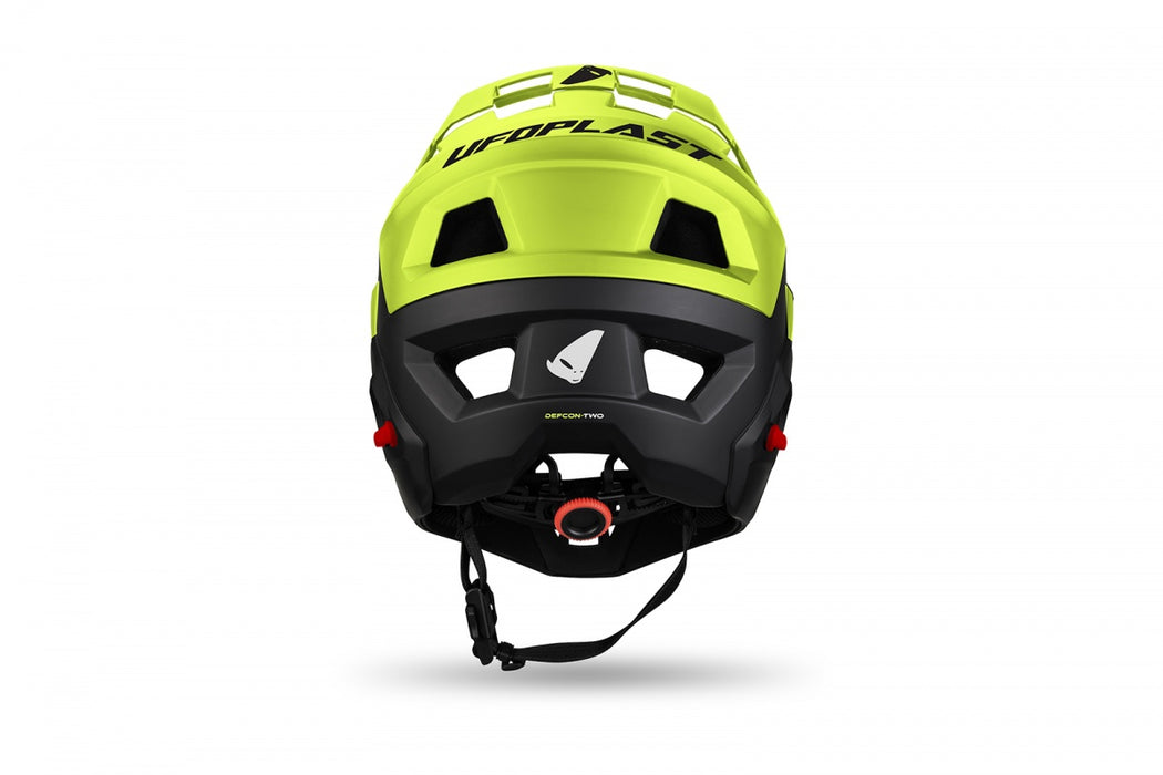 MTB DEFCON TWO HELM SCHWARZ UND NEONGELB